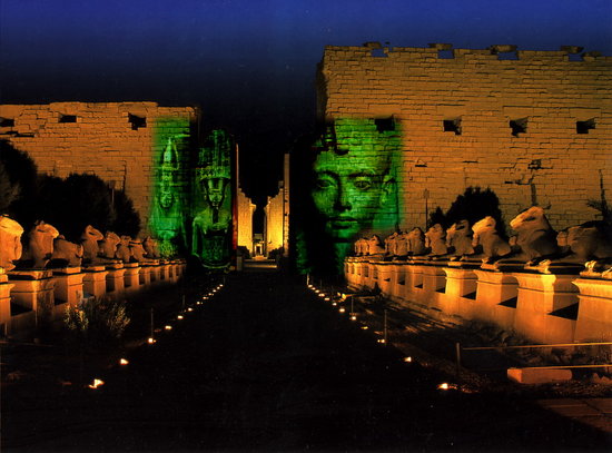 Sound and Light Show at Karnak Temple