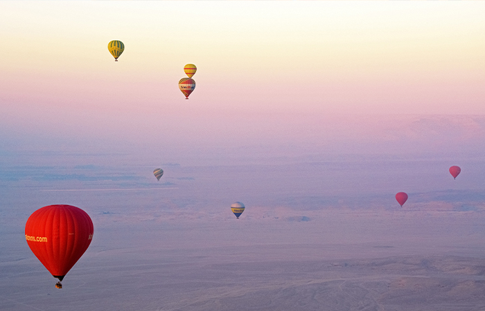 Hot Air Balloon Ride in The Westbank of Luxor City