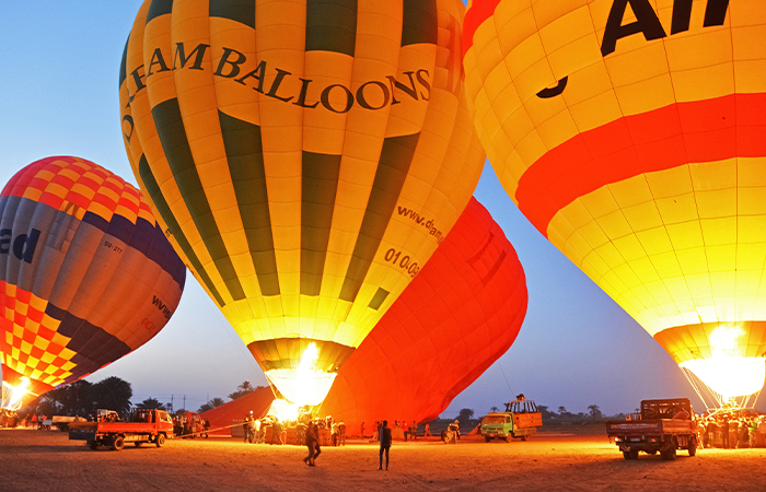 Hot Air Balloon Ride in The Westbank of Luxor City