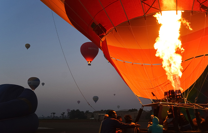 Hot Air Balloon Ride in The Westbank of Luxor City