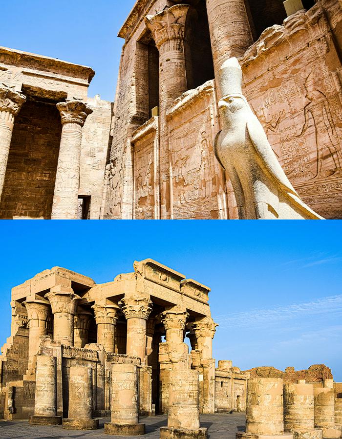 Private Trip Edfu Temple & Kom-Ombo Temple by Bus from Aswan