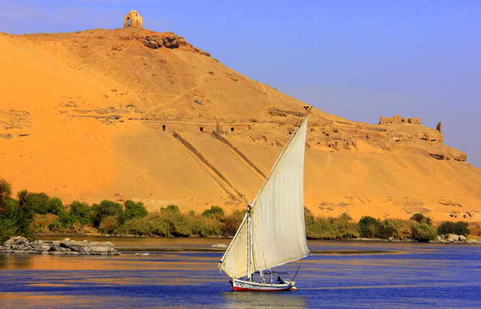 Felucca Ride at Aswan to Botanical Garden (Kitchener Island)