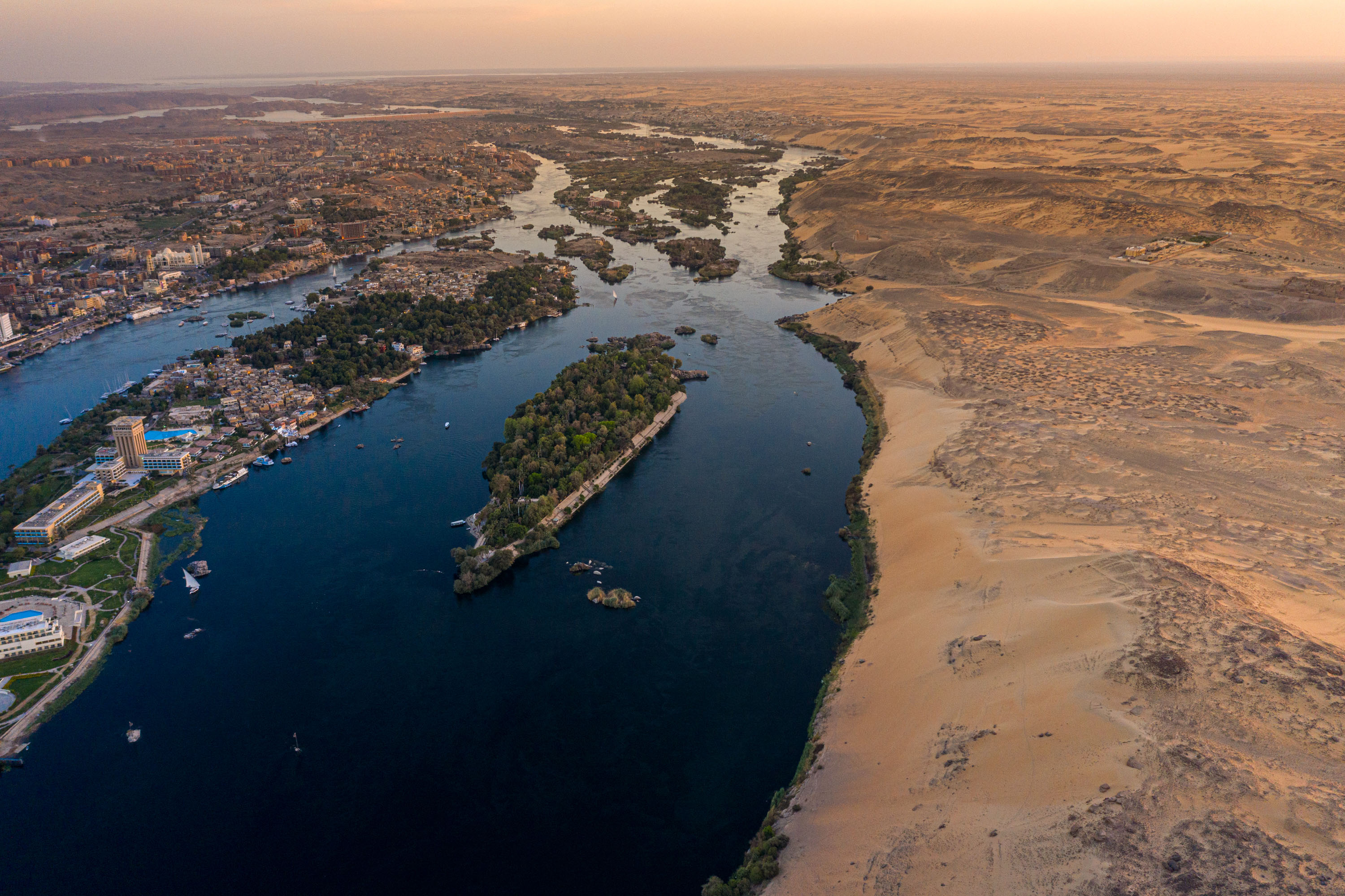 Felucca Ride at Aswan to Botanical Garden (Kitchener Island)