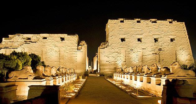 Sound and Light Show at Karnak Temple