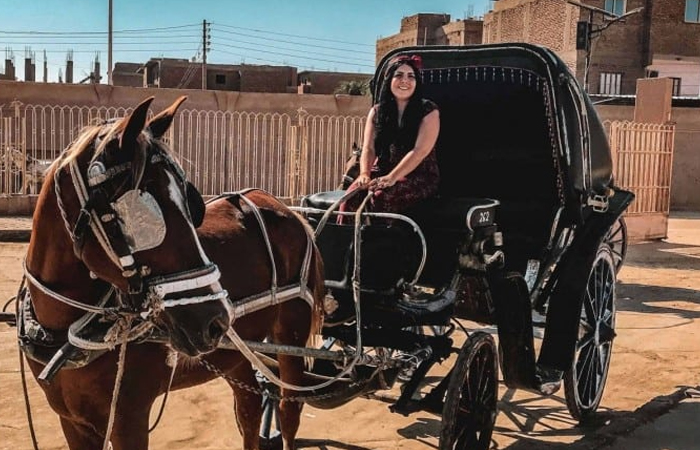 Horse Carriage Ride at Luxor City