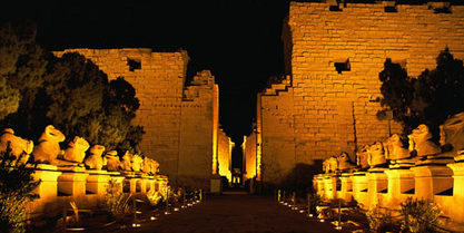 Sound and Light Show at Karnak Temple