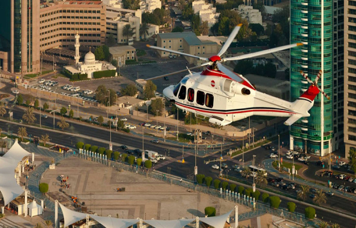 Helicopter Flight in Abu Dhabi