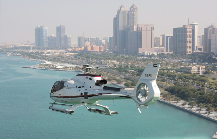 Helicopter Flight in Abu Dhabi